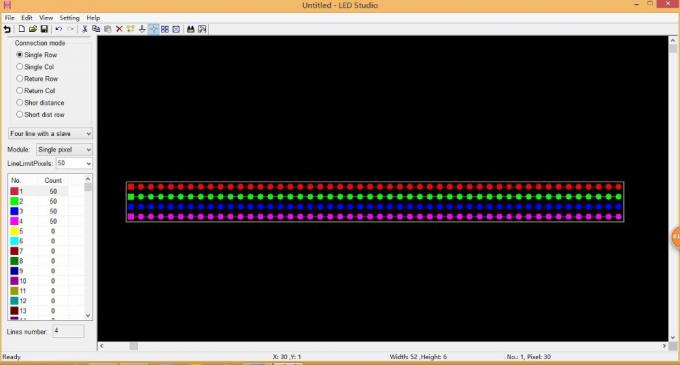 4096 픽셀 살브 DMX LED 컨트롤러 H802RA 4 포트 알루미늄 합금 물질 6